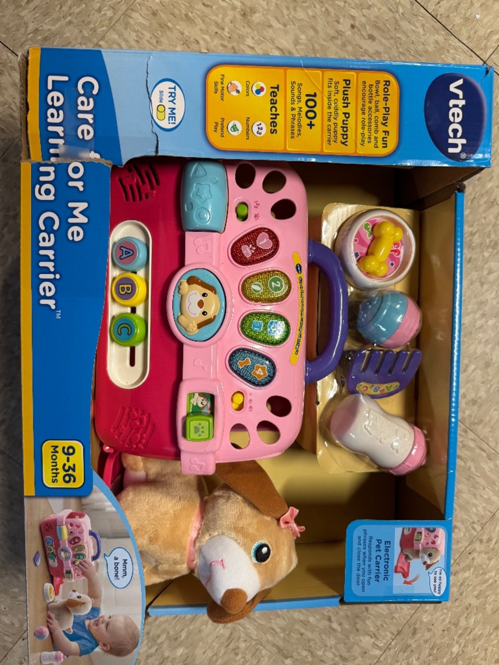 Vtech care for me learning carrier toy